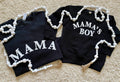 MAMA 3D puff print crew neck