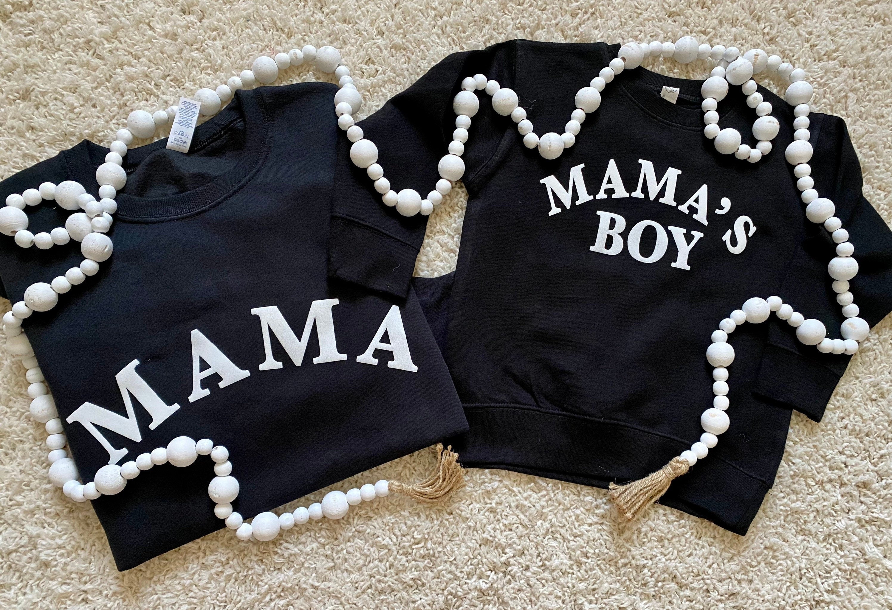 MAMA 3D puff print crew neck