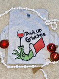 Dink up grinches graphic long sleeve t shirt Christmas funny popular grinch graphic t shirt