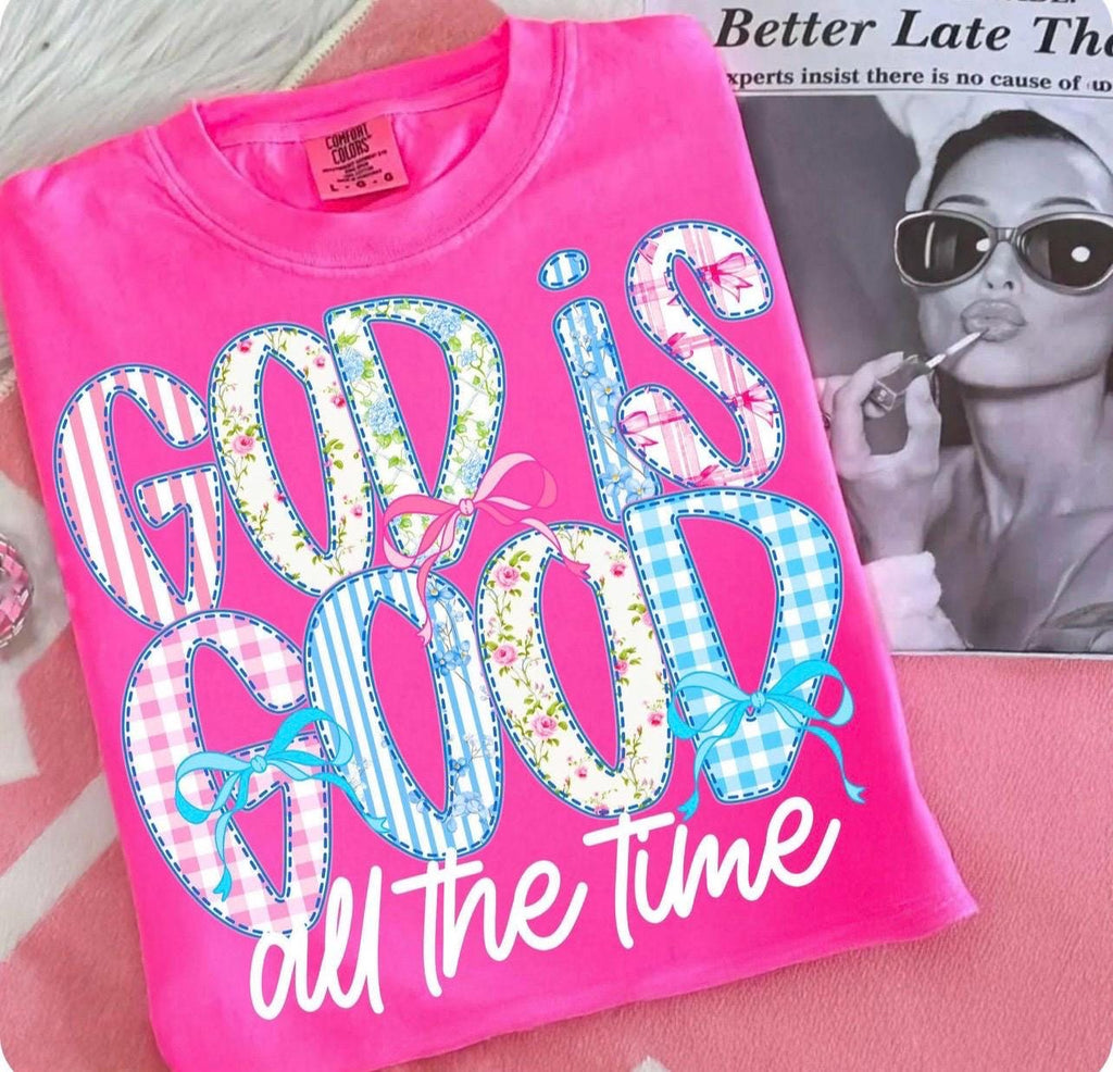 God is Good graphic tee shirt preppy trendy tee