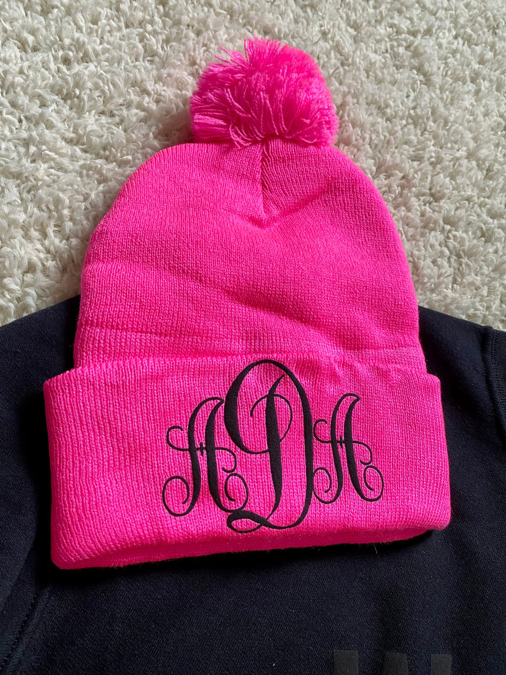 Puff vinyl beanies
