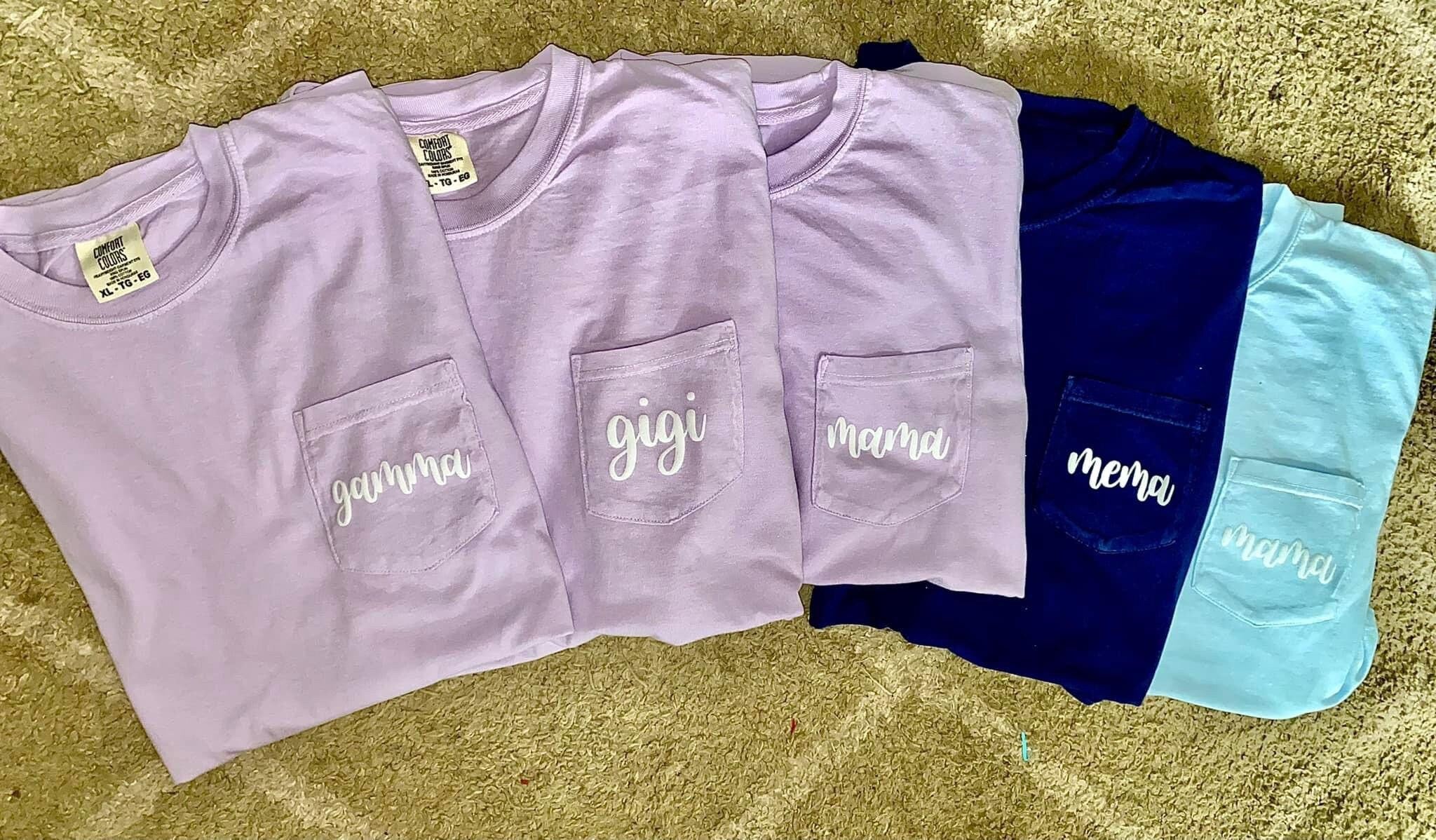 Mama pocket T shirt pocket t shirt graphic shirt