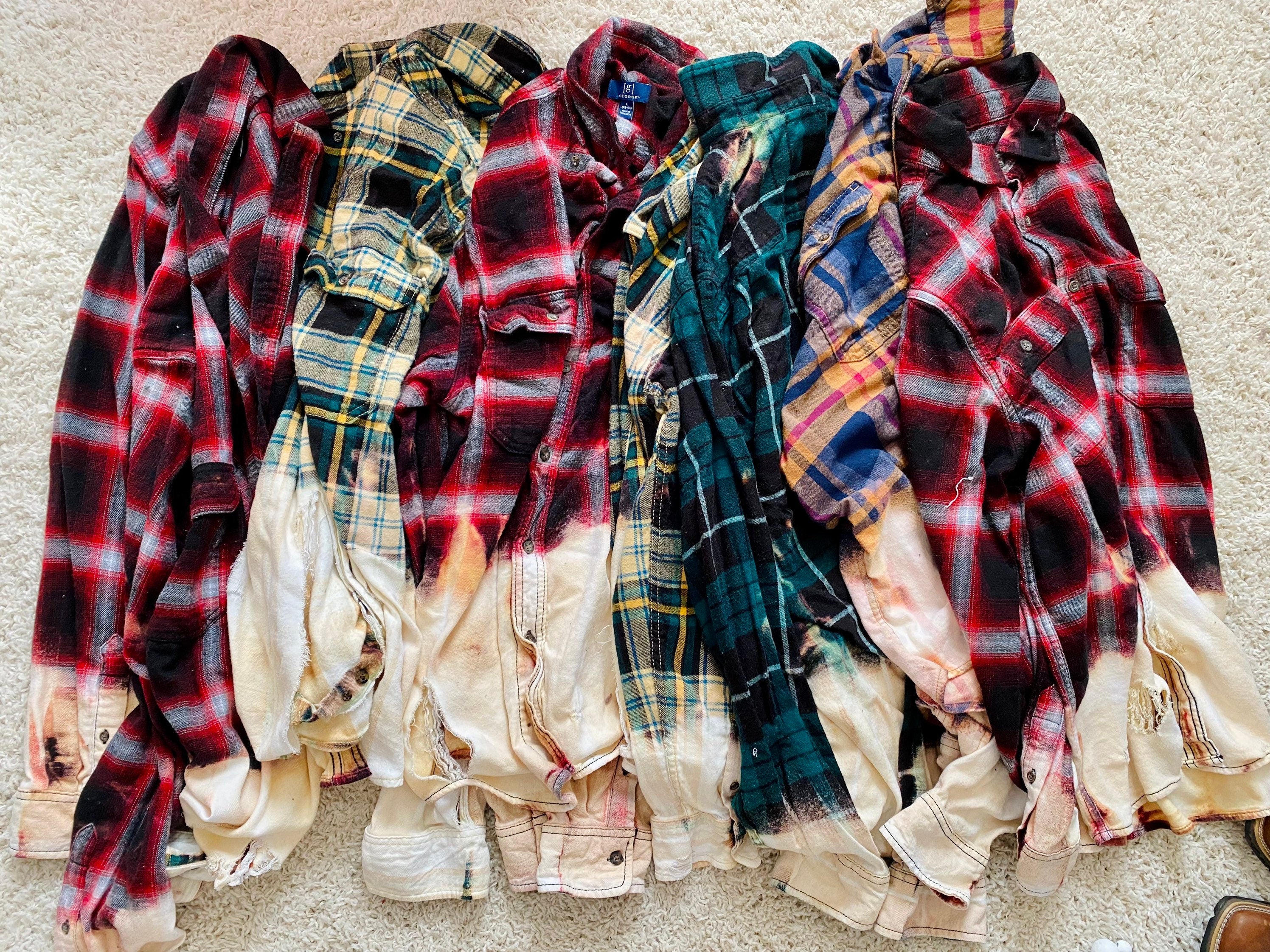 Bleached flannels