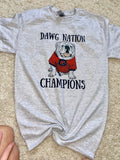 Dawg Nation Champions T shirt Georgia Bulldogs t shirt
