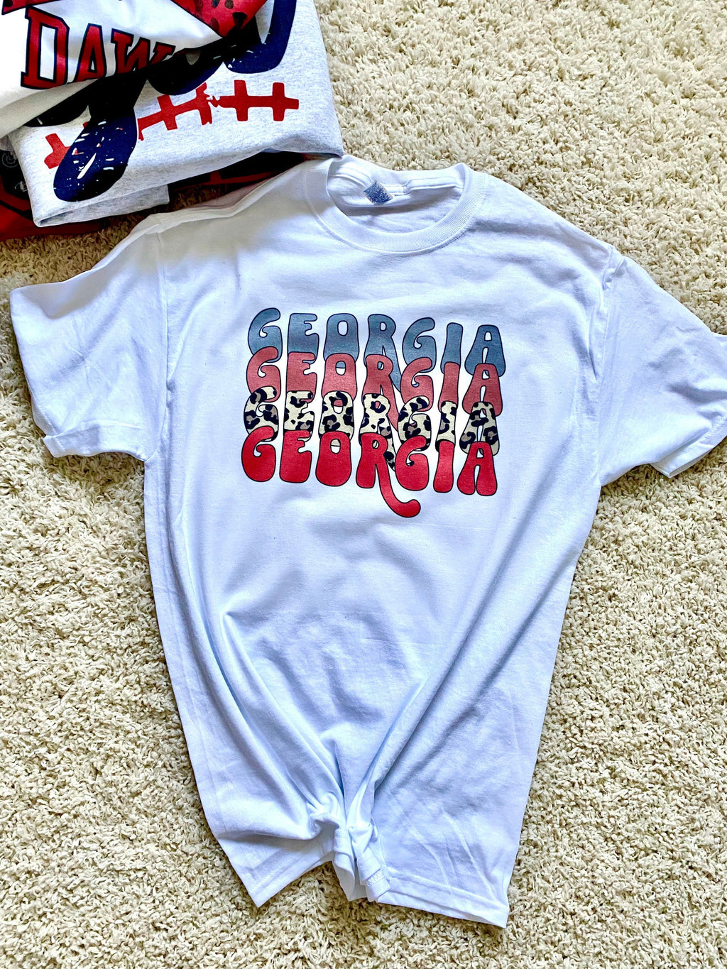 Georgia bulldogs graphic t shirt leopard Georgia t shirt leopard design graphic t shirt game day t shirt bulldogs university