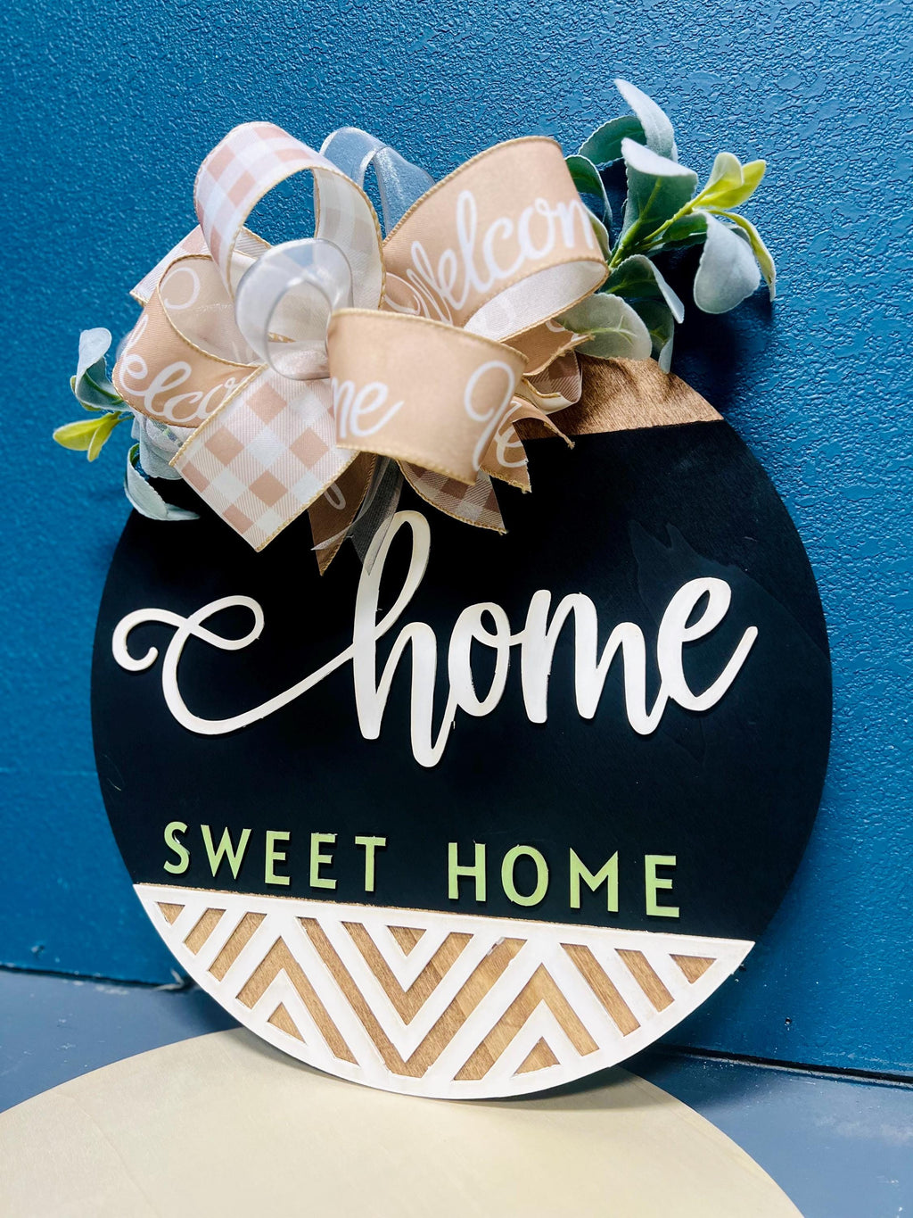 home sweet home 18” door hanger