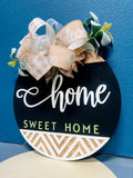 home sweet home 18” door hanger