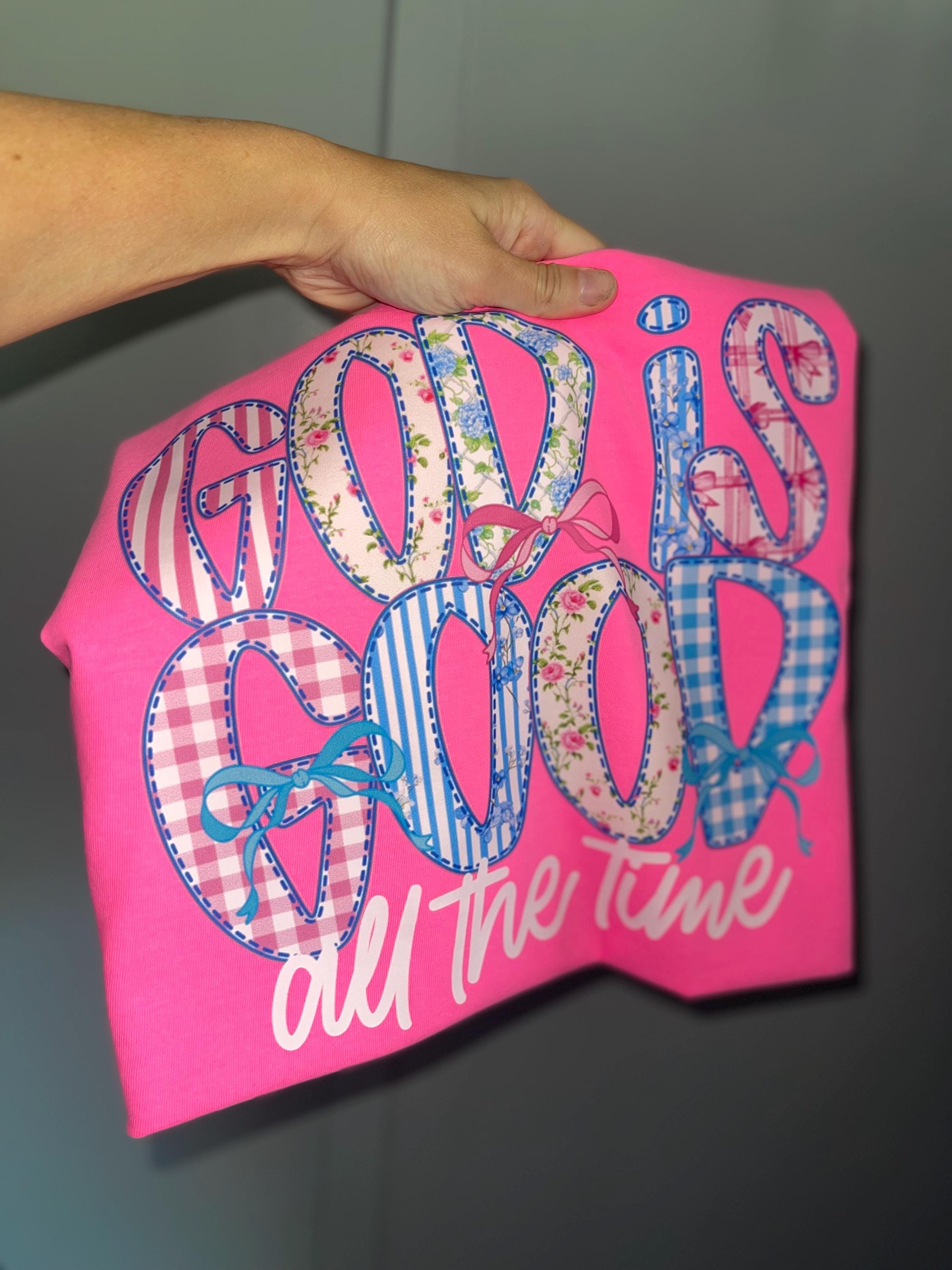 God is Good graphic tee shirt preppy trendy tee