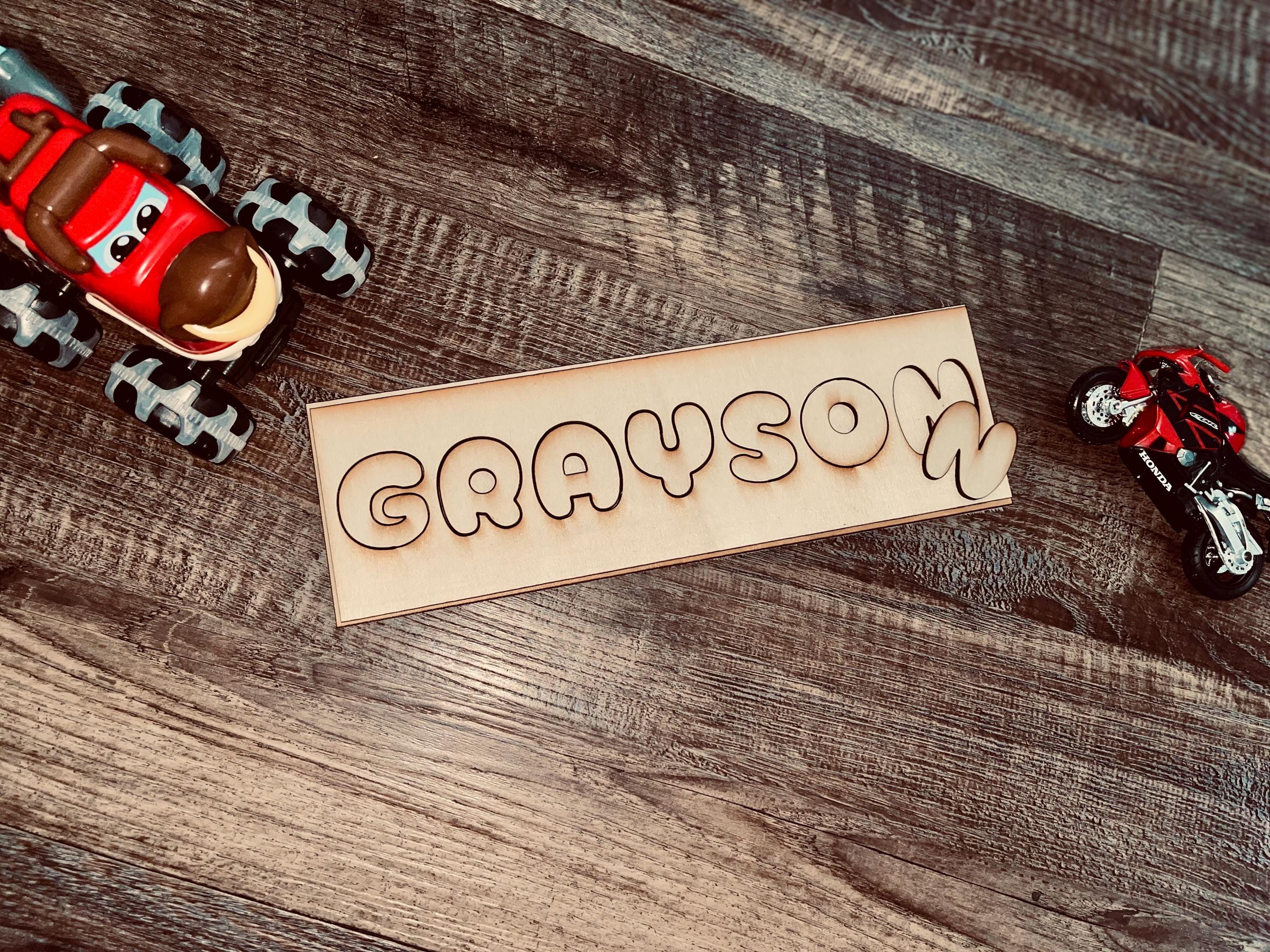 personalized blank name puzzles