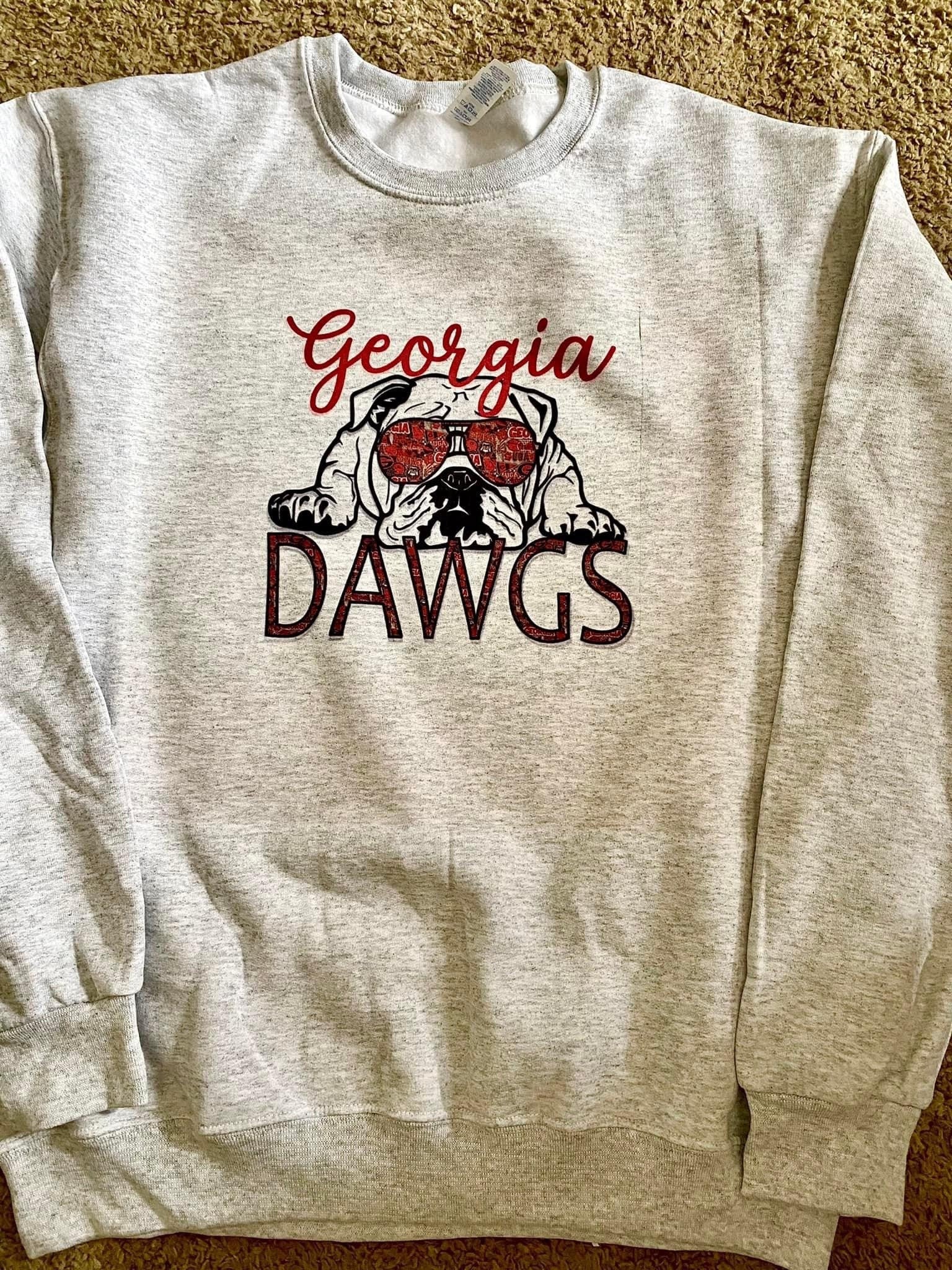 GA dawgs crewneck! Bulldogs crewneck game day sweatshirt football crewneck