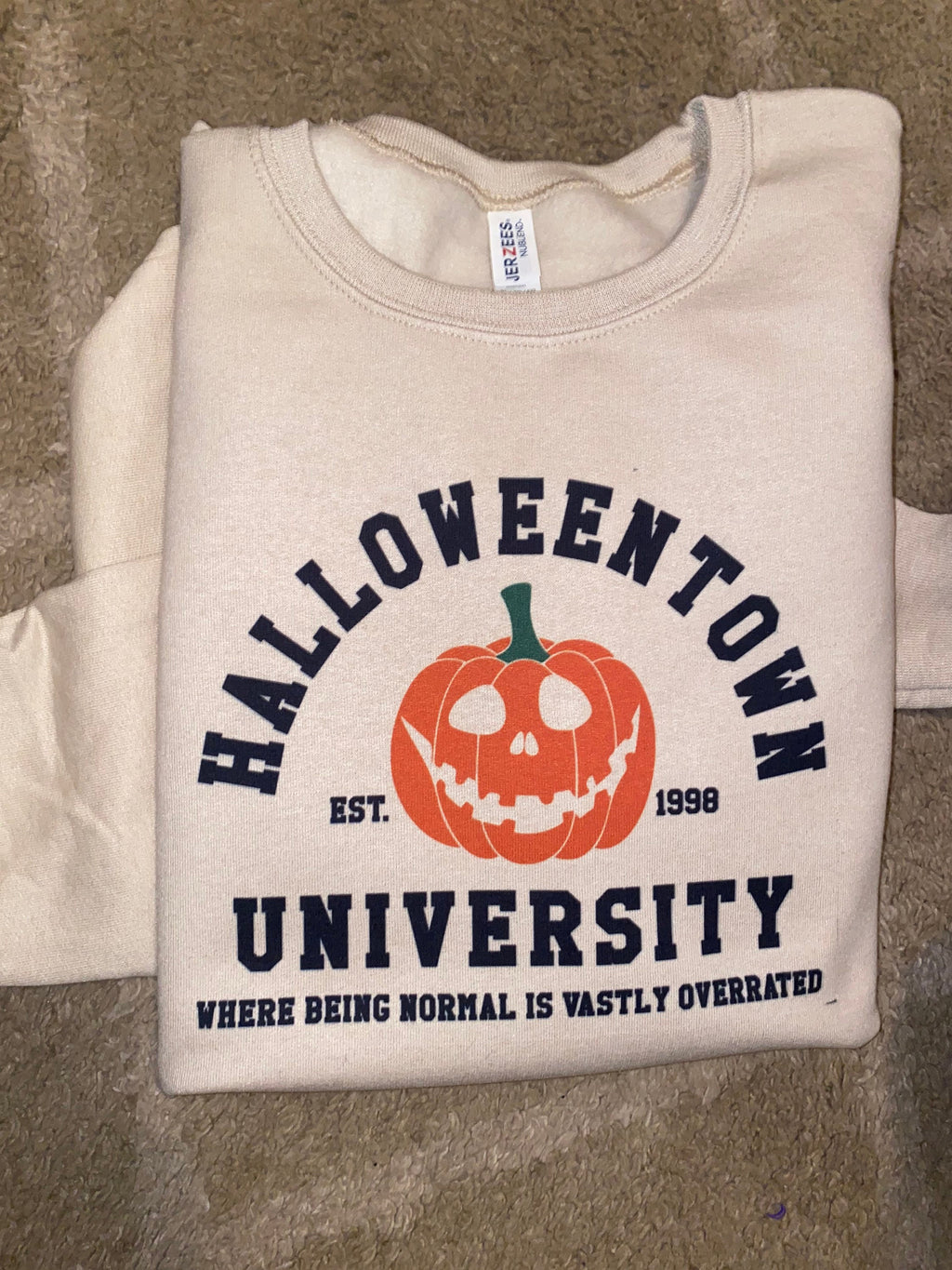 Halloween town university crewneck fall Halloween crewneck
