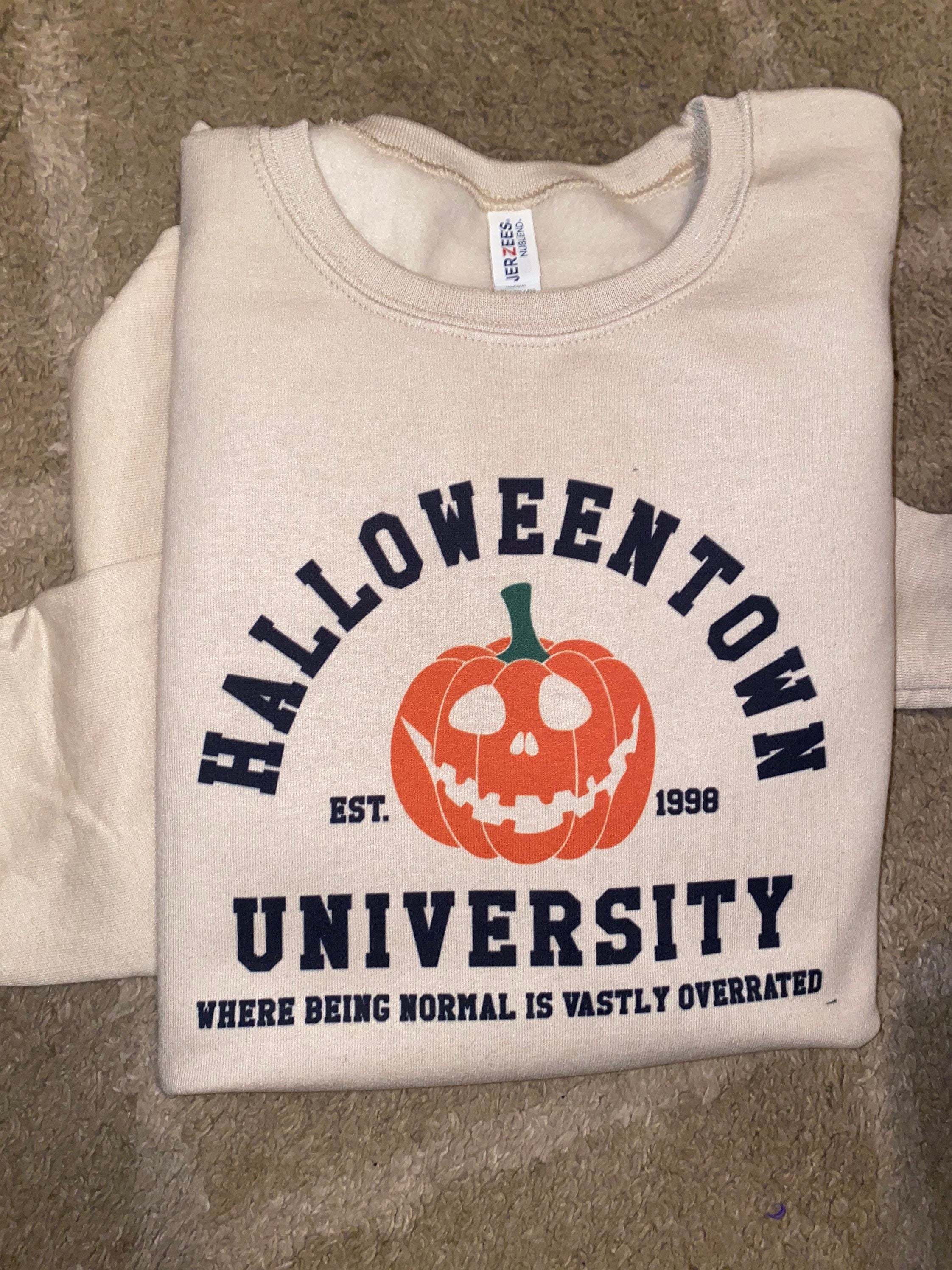 Halloween town university crewneck fall Halloween crewneck