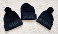 Puff vinyl beanies
