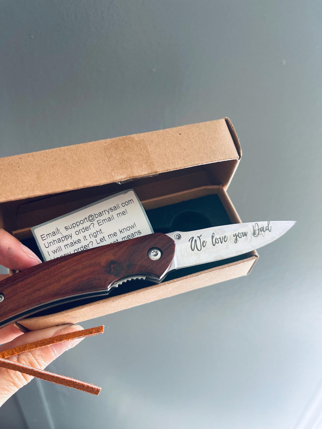 personalized engraved knives for anniversary/Father’s Day/Christmas gifts