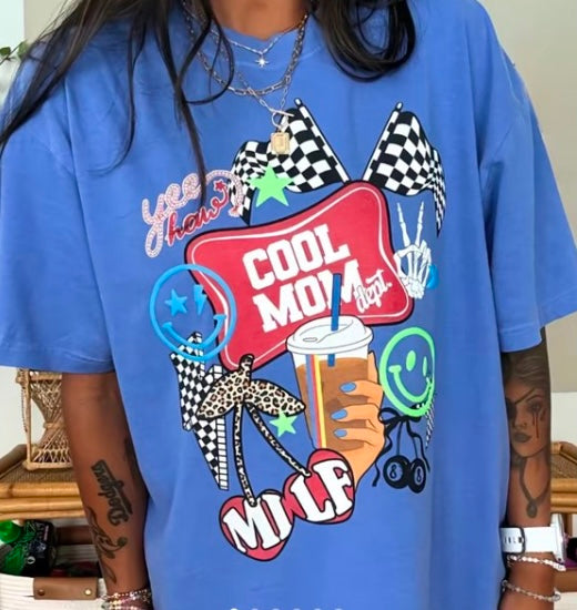 Cool moms club milf tee shirt