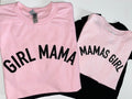 Girl Mama/ Boy Mama puff vinyl T shirt