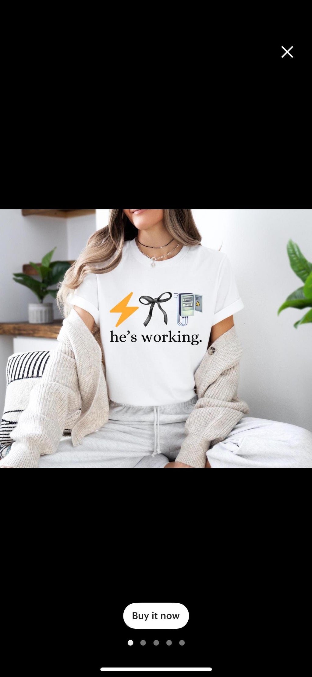 wives graphic tee shirt he’s working  profession tee shirt add your profession in the box