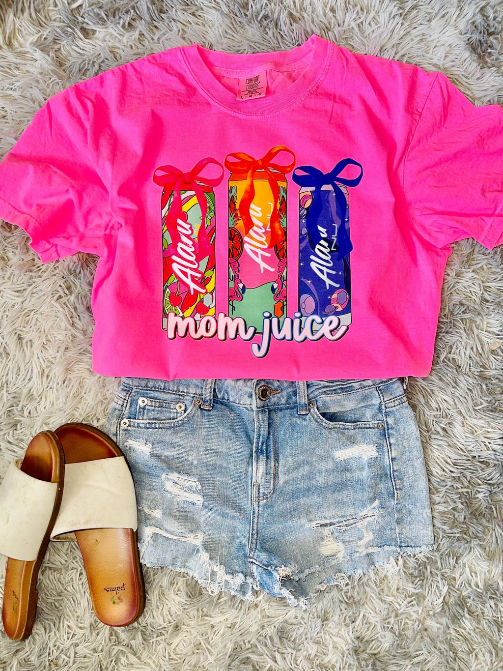 Alani mom juice graphic tee shirt! Mom juice tee comfort colors unisex tee shirt