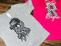 Kids name personalized letter tees