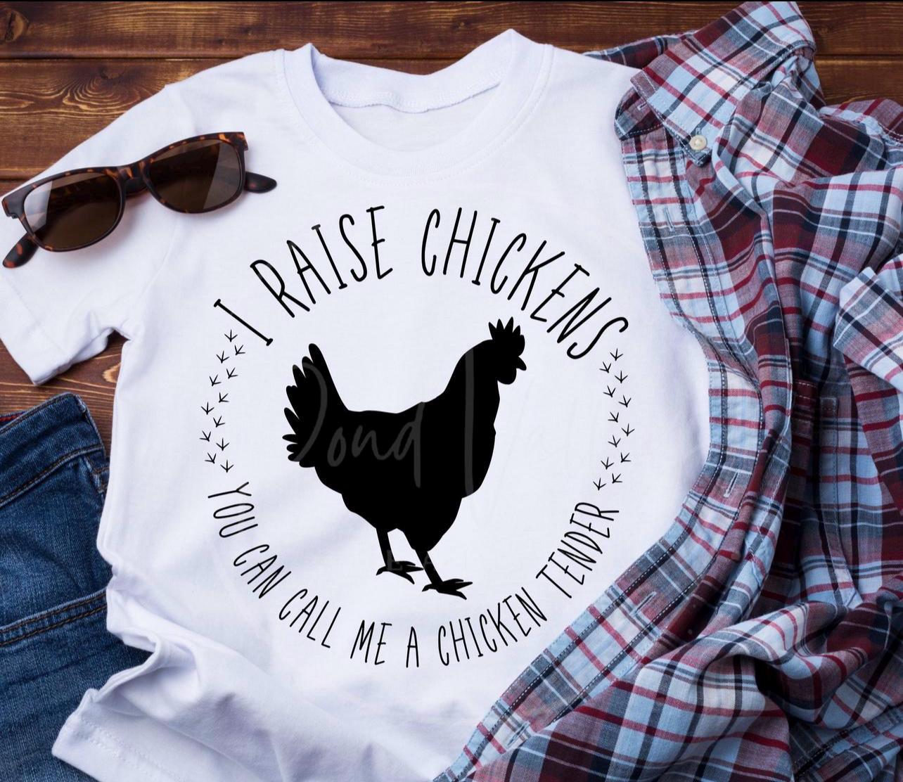 I call myself chicken tender tee shirt graphic tee shirt for chicken lovers