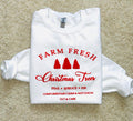 Farm fresh Christmas trees crewneck sweatshirt